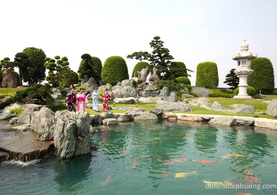 Du lịch Công viên cá Koi Nhật Bản