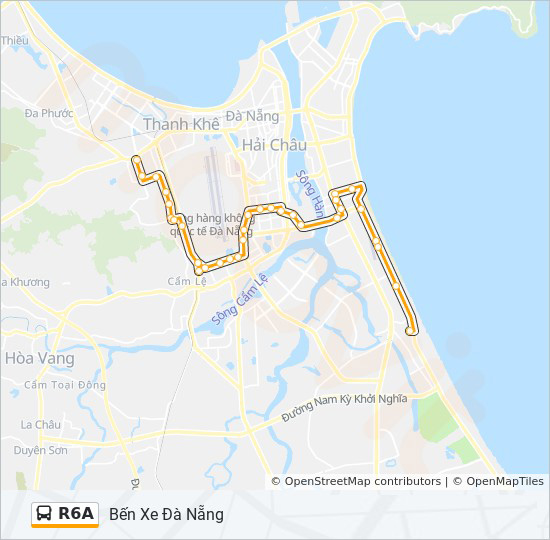 bản đồ xe bus R6A