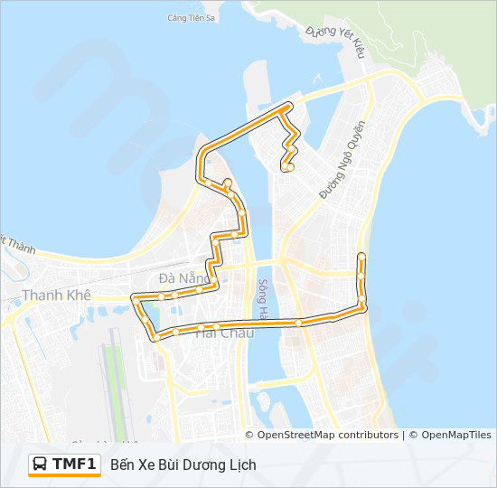 bản đồ xe bus TMF1