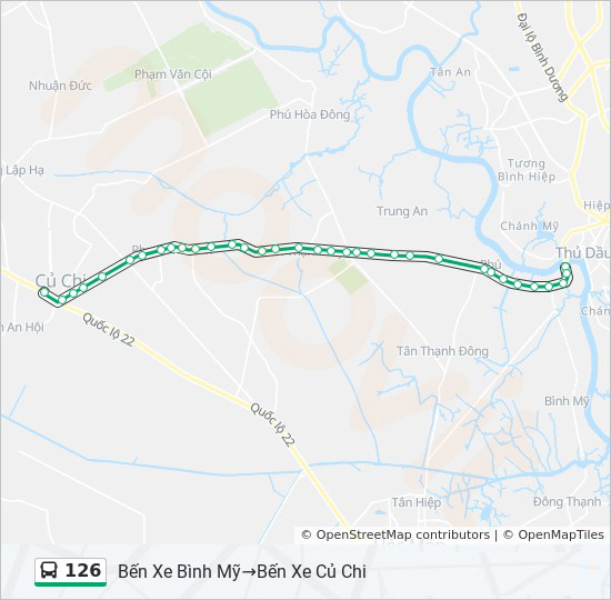 bản đồ xe bus 126