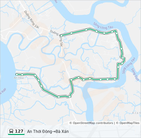 bản đồ xe bus 127