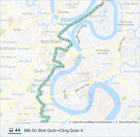 Xe Bus 44 Ho Chi Minh Cang Quan 4 Binh Quoi