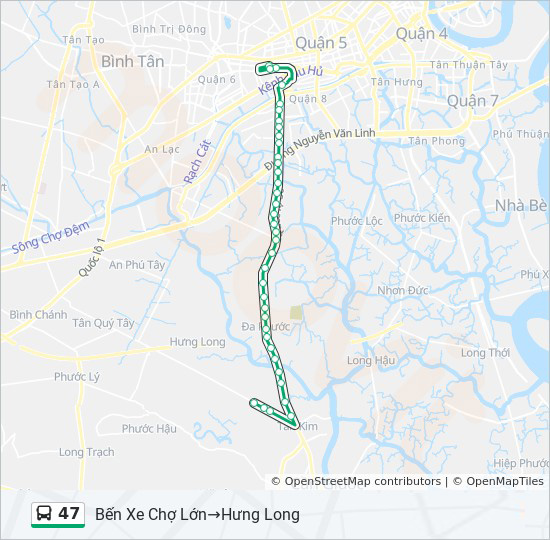 bản đồ xe bus 47