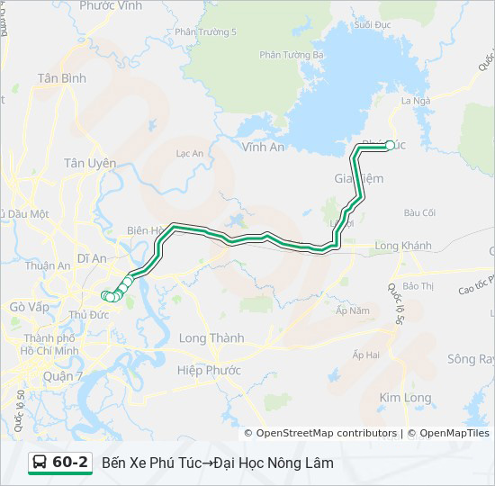 bản đồ xe bus 60-2