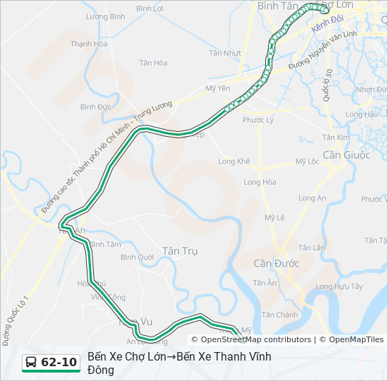 bản đồ xe bus 62-10