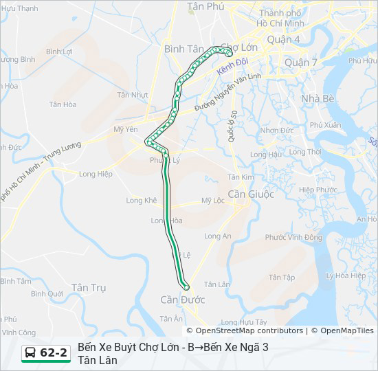 bản đồ xe bus 62-2