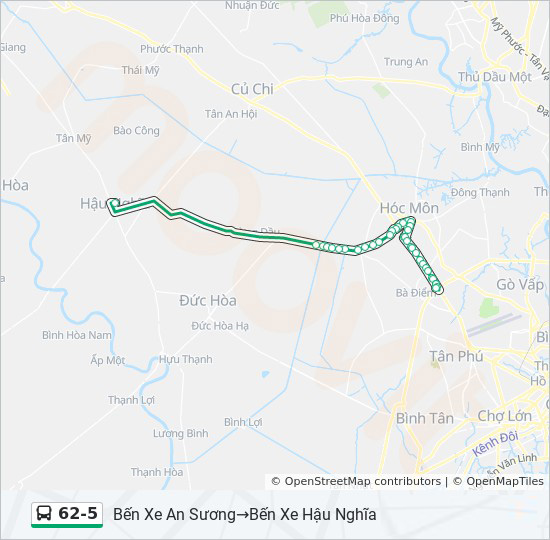 bản đồ xe bus 62-5