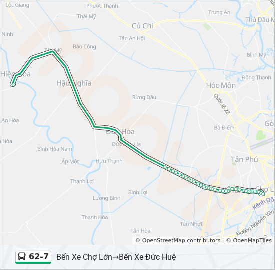 bản đồ xe bus 62-7