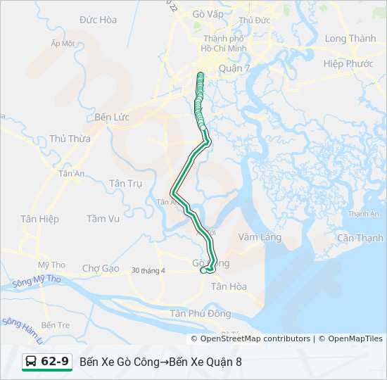 bản đồ xe bus 62-9