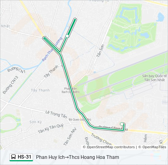 bản đồ xe bus HS-31