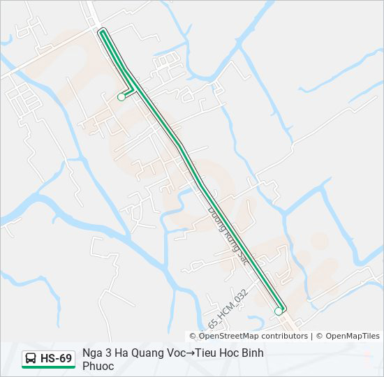 bản đồ xe bus HS-69