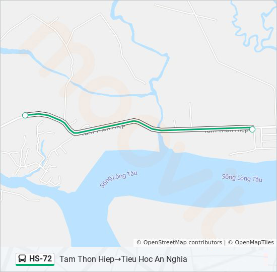 bản đồ xe bus HS-72