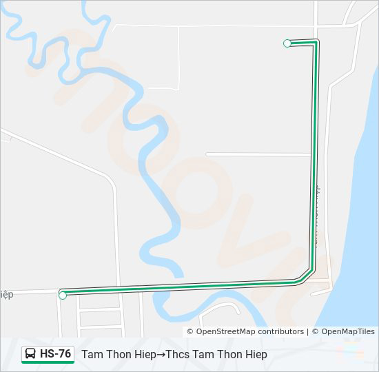 bản đồ xe bus HS-76