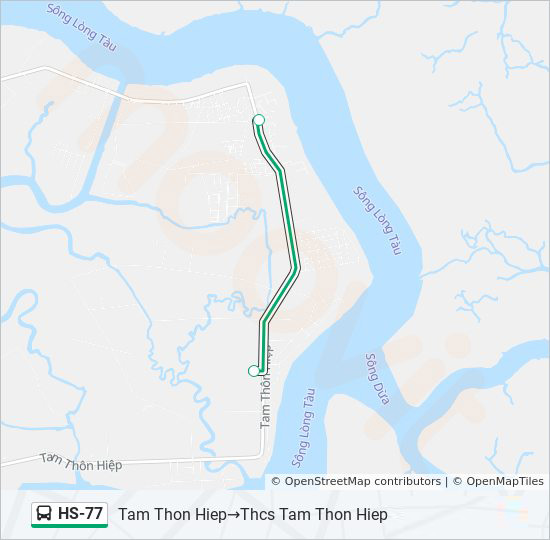 bản đồ xe bus HS-77