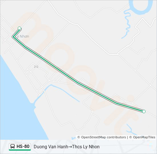 bản đồ xe bus HS-80