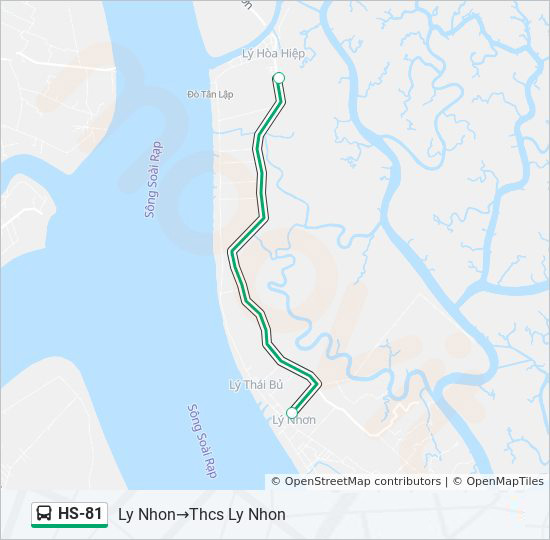 bản đồ xe bus HS-81