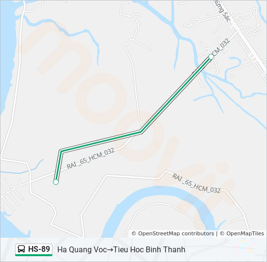 bản đồ xe bus HS-89