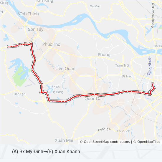 bản đồ xe bus 74