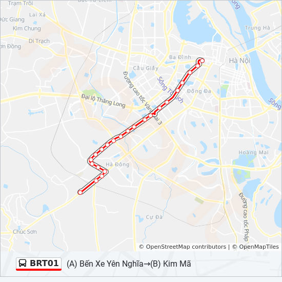 bản đồ xe bus BRT01