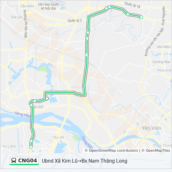 bản đồ xe bus CNG04