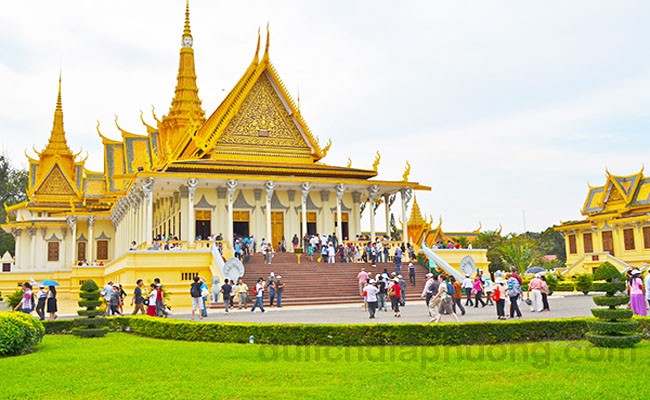 Chùa vàng – Chùa Bạc địa điểm du lịch ở Campuchia - kinh nghiệm du lịch Campuchia