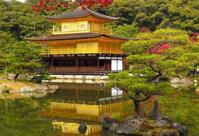 Đền Kinkaku-ji địa điểm du lịch ở Nhật Bản - kinh nghiệm du lịch Nhật Bản