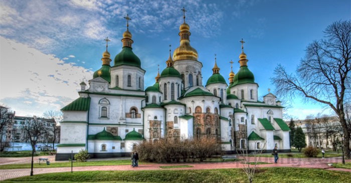 Nhà thờ Saint Sophia ở Kiev địa điểm du lịch tại Ukraina