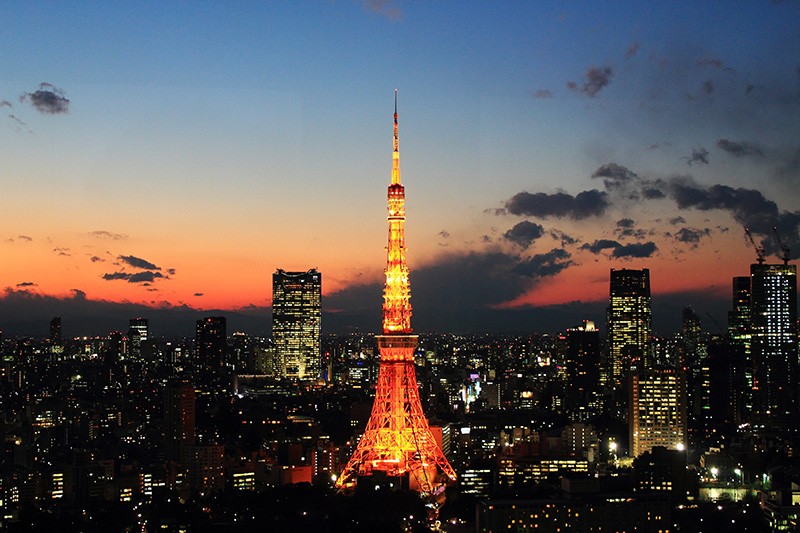 Tháp Tokyo Tower địa điểm du lịch tại Nhật Bản