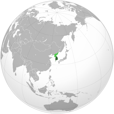 bản đồ Hàn Quốc