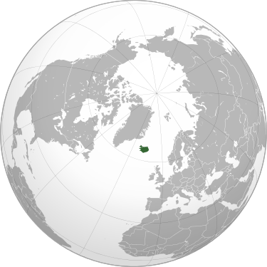 bản đồ Iceland