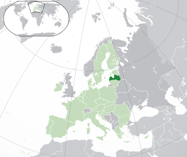 bản đồ Latvia
