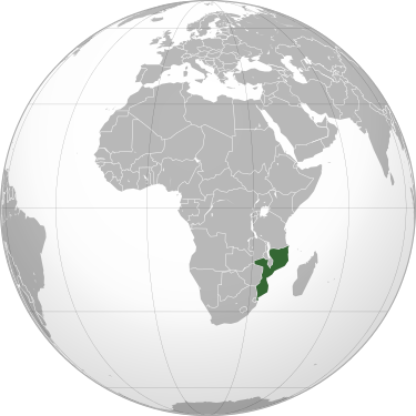 bản đồ Mozambique